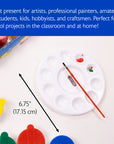 Mixing Palette Paint Mixing Tray Round (10)
