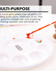 Mixing Palette Paint Mixing Tray Round (10)