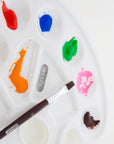 Mixing Palette Paint Mixing Tray w/ Thumb Hole Oval (10)