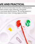Mixing Palette Paint Mixing Tray w/ Thumb Hole Oval (10)
