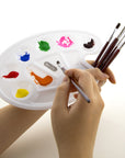 Mixing Palette Paint Mixing Tray w/ Thumb Hole Oval (10)