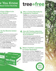 TREE FREE 8.5" X 11" White Copy Paper 200,000 Sheets (40 Cases/Pallet)