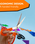 Office Scissors 8" Left Handed Bent