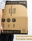 Tri-Fold Corrugated Presentation Board - White 36" X 48"
