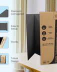 Tri-Fold Corrugated Presentation Board - Black 36" X 48"