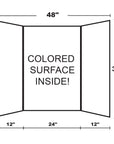 Tri-Fold Colored Corrugated Presentation Board 36" X 48"
