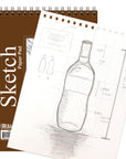 Sketch Pad Top Bound Spiral, 6"X 8"(50 Ct.)