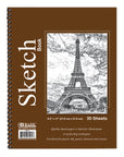 Sketch Pad Side Bound Spiral, 8.5"X 11"(30 Ct.)