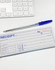 Cash or Rent Receipt Book 2-Part Carbonless 7 1/2" x 2 3/4" (50 Sets)