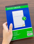 Sales Order Book 2-Part Carbonless 5 9/16" x 8 7/16" (50 Sets)