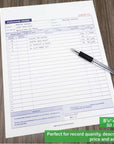 Purchase Order Book 2-Part Carbonless 8 3/8" x 10 11/16" (50 Sets)
