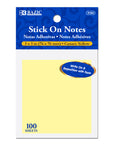 Stick On Notes 3" X 3" 100 Ct. Yellow