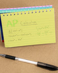 Ruled Colored Index Card Spiral Bound 3" X 5" 50 Ct.