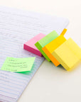 Stick On Notes 1.5" X 2" 70 Ct. (4/Pack) Neon