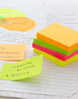Stick On Notes 1.5" X 2" 70 Ct. (4/Pack) Neon