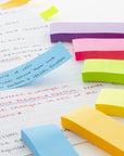 Flag Neon Page Markers 1" X 3" 80 Ct. (6/Pack)