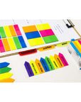 Flag Neon Page Marker 0.5" X 1.75" 100 Ct. (10/Pack)