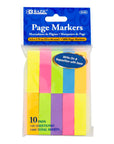 Flag Neon Page Marker 0.5" X 1.75" 100 Ct. (10/Pack)