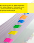 25 Ct. 1" X 1.7" Neon Color Standard Flags (6/Pack)