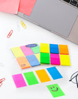 Flags Neon Color 1" X 1.7" 25 Ct. (6/Pack)