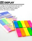 25 Ct. 0.5" X 1.7" Neon Color Coding Flags (10/Pack)