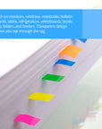25 Ct. 0.5" X 1.7" Neon Color Coding Flags (10/Pack)
