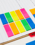 Flags Neon Color Coding 0.5" X 1.7" 25 Ct. (10/Pack)