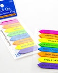 Flags Printed Arrow 0.5" X 1.7" 20 Ct. (8/Pack)