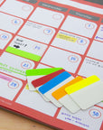 Filing Tabs 2" x 1.5" 5 Colors (30 Tabs/Pack)