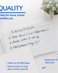 Ruled White Index Card 3" X 5" 200 Ct.
