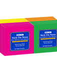 90 Ct. 3" X 3" Neon Sticky Notes (12/Shrink)