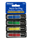Flags Neon Color Printed Arrow Dispenser (4/Pack)
