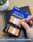 Flags Neon Color Standard Flags w/ Dispenser 1" x 1.7" 30 Ct. (2/Pack)