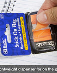 Flags Neon Color Standard Flags w/ Dispenser 1" x 1.7" 30 Ct. (2/Pack)