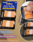 Flags Neon Color Standard Flags w/ Dispenser 1" x 1.7" 30 Ct. (2/Pack)