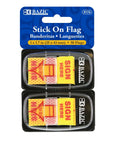 Flags Yellow Color Printed Sign Here w/ Dispenser 1" x 1.7" 25 Ct. (2/Pack)