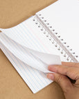 Ruled White Index Card Spiral Bound 3" X 5" 50 Ct.