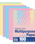 Pastel Color Multipurpose Paper (100 sheets/pack)