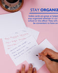 Unruled White Index Card 3" X 5" 100 Ct.