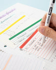Ruled Color Coded Index Card 3" X 5" 100 Ct.