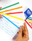 Ruled Color Coded Index Card 3" X 5" 100 Ct.