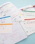 Ruled Color Coded Index Card 3" X 5" 100 Ct.