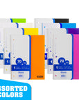 Notebook Spiral C/R 1-Subject Poly Cover 70 Ct.
