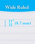 Notebook Spiral W/R 1-Subject Poly Cover 70 Ct.