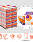 A1 ULTRA 8.5" X 11" White Copy Paper 100,000 Sheets (20 Cases/Pallet) (Copy)