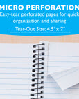 Notebook Spiral Personal / Assignment 5" X 7" 120 Ct.