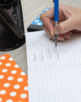Composition Book Poly Cover Polka Dot 5" x 7" 80 Ct.