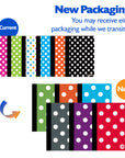 Composition Book Poly Cover Polka Dot 5" x 7" 80 Ct.