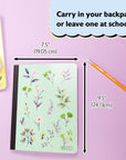 C/R 100 Ct. Floral Composition Book