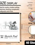Sketch Pad 9"X 12"(40 Ct.)
